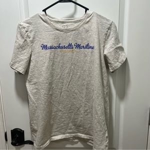 Massachusetts Maritime T Shirt Grey Size Large